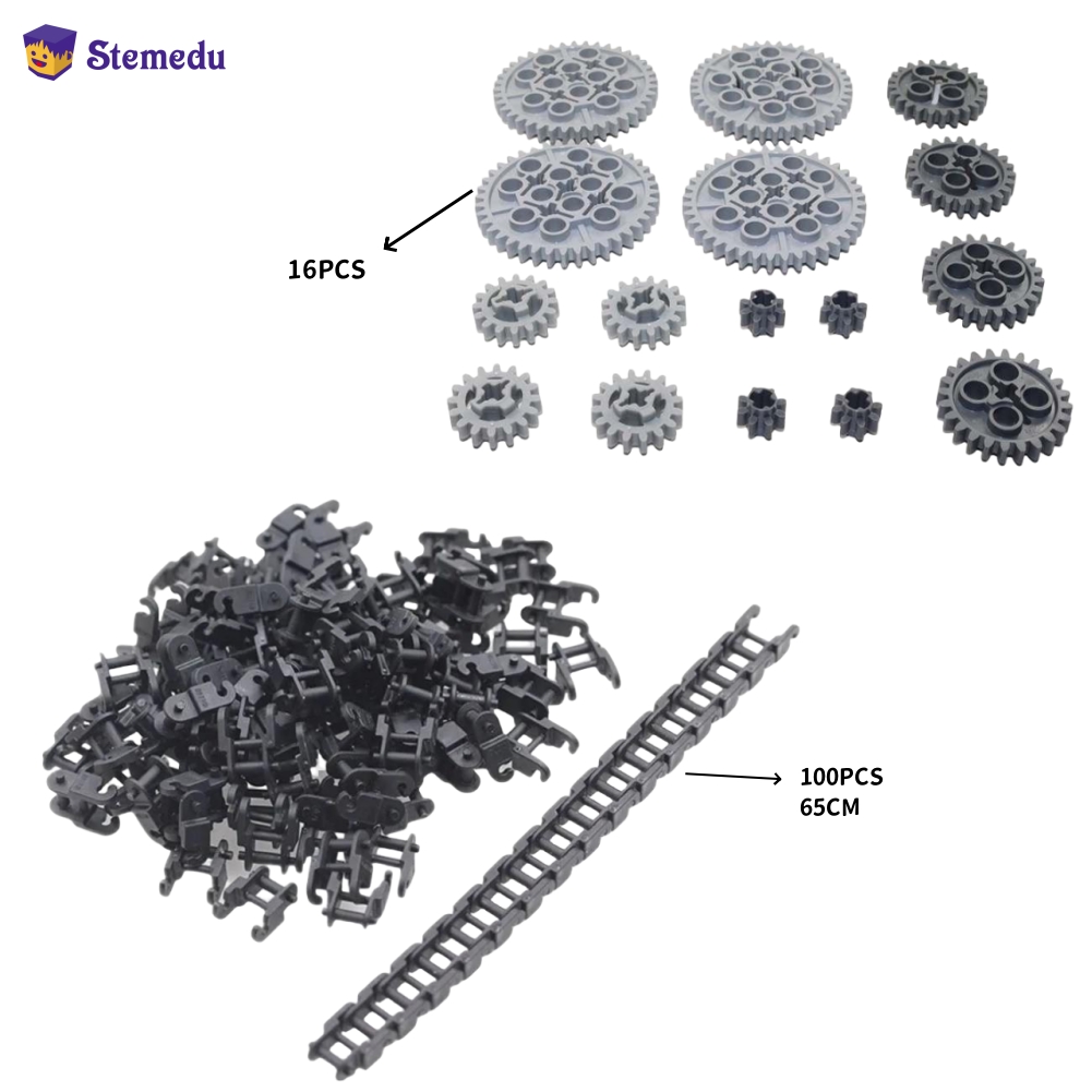 Lego Set Technic - Blocs de construction MOC, 16 pièces,