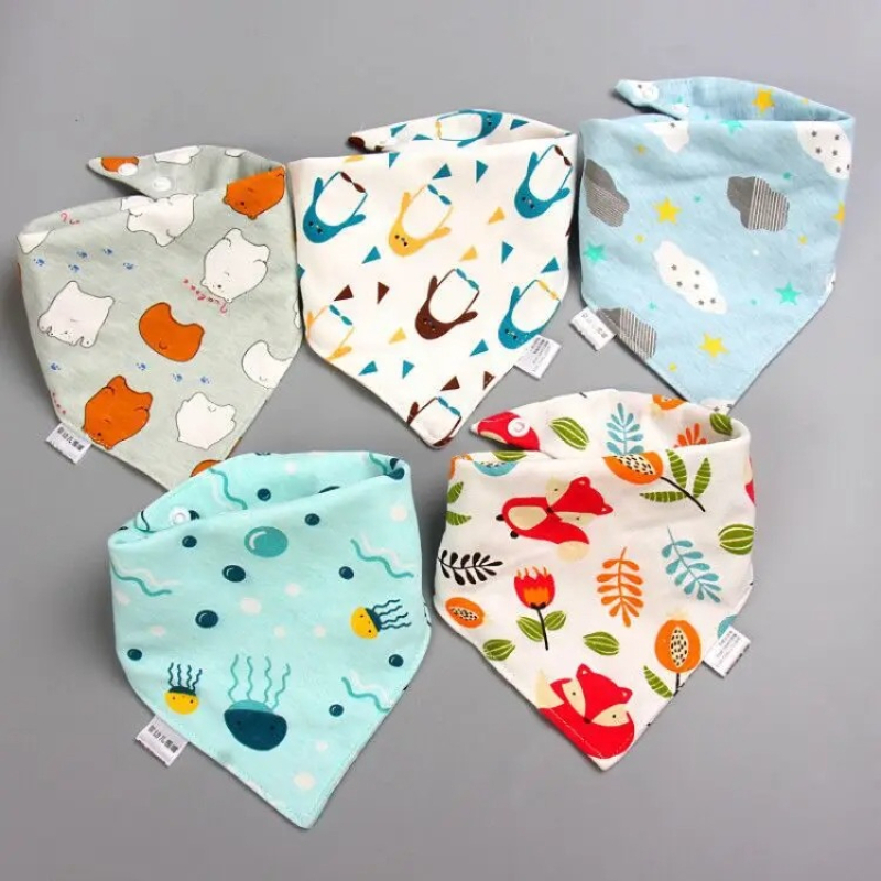 Baby Nursery Boy - 5 pièces/ensemble bébé Bandana bavoirs écharpe