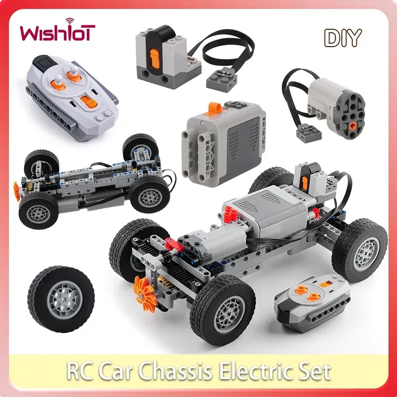 Lego Set Technic - Châssis de voiture électrique 4WD RC,