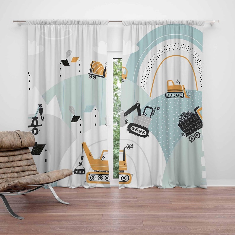 Baby Nursery Curtains - Rideaux de pépinière pour bébé garçon,