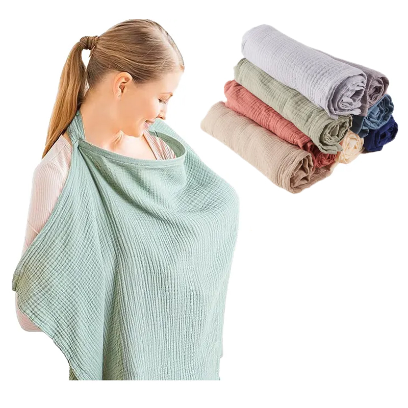 Nursing Cover Breastfeeding - Couverture d'allaitement respirante pour bébé, couverture