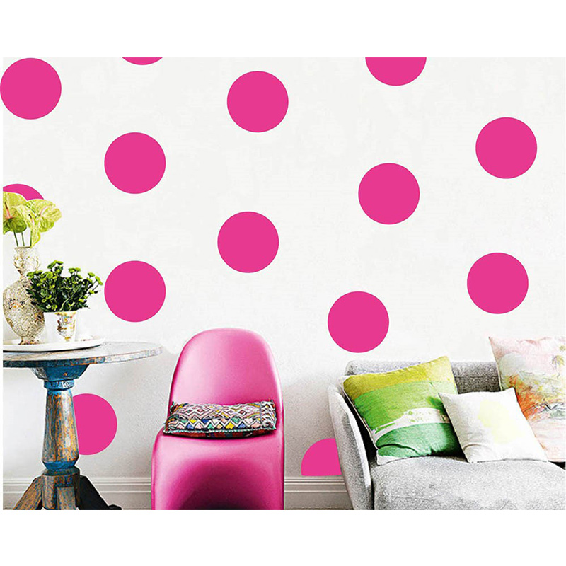 Baby Nursery Yellow Walls - Autocollants Muraux Brillants Rose Jaune à