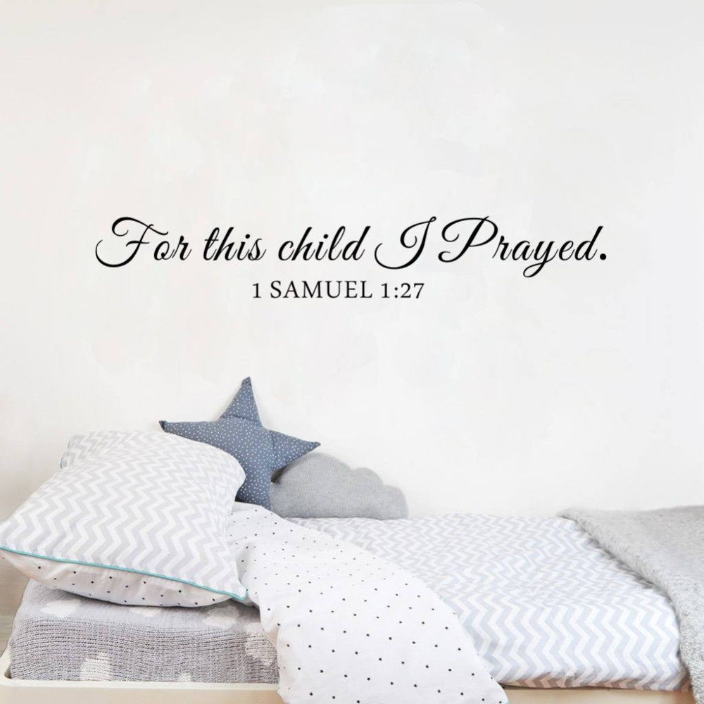 Baby Nursery Vinyl Wall Stickers - Autocollant mural de la Bible pour