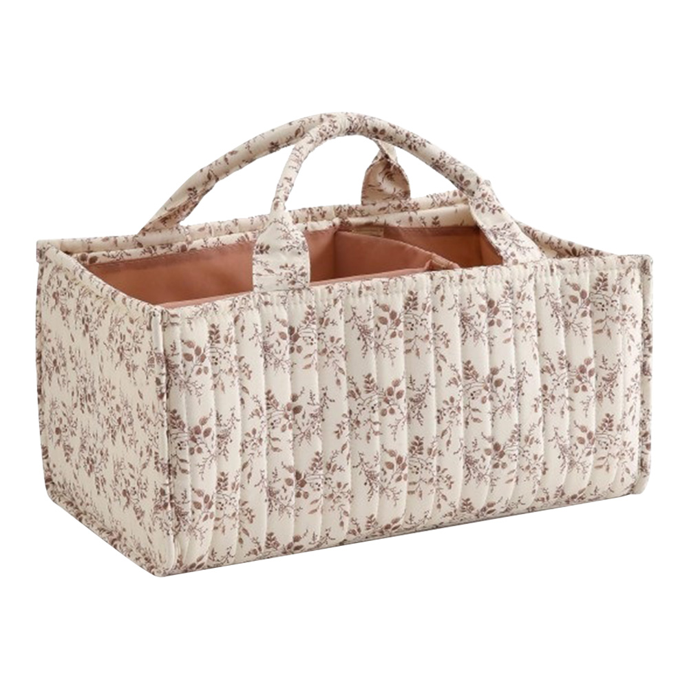 Baby Nursery Must Haves - Organisateur de couches à fleurs avec