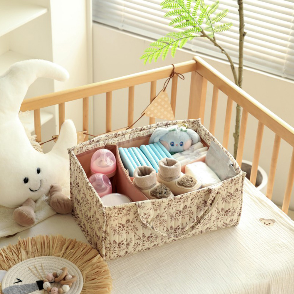 Baby Nursery Must Haves - Panier de rangement floral pour chambre