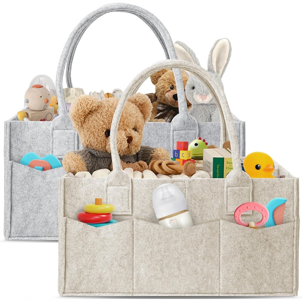 Baby Nursery Must Haves - Lot de 2 organiseurs de couches