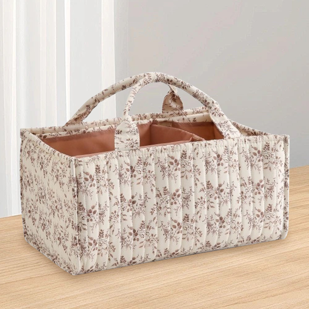 Baby Nursery Must Haves - Organisateur de couches à fleurs avec