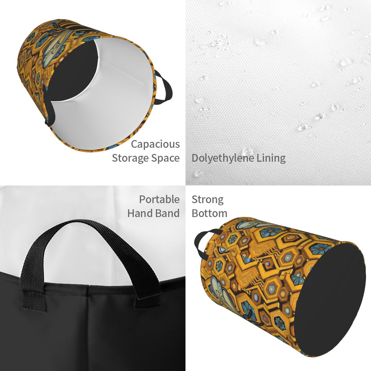 Panier à linge pliable imprimé - Baby Nursery Laundry Basket avis et prix