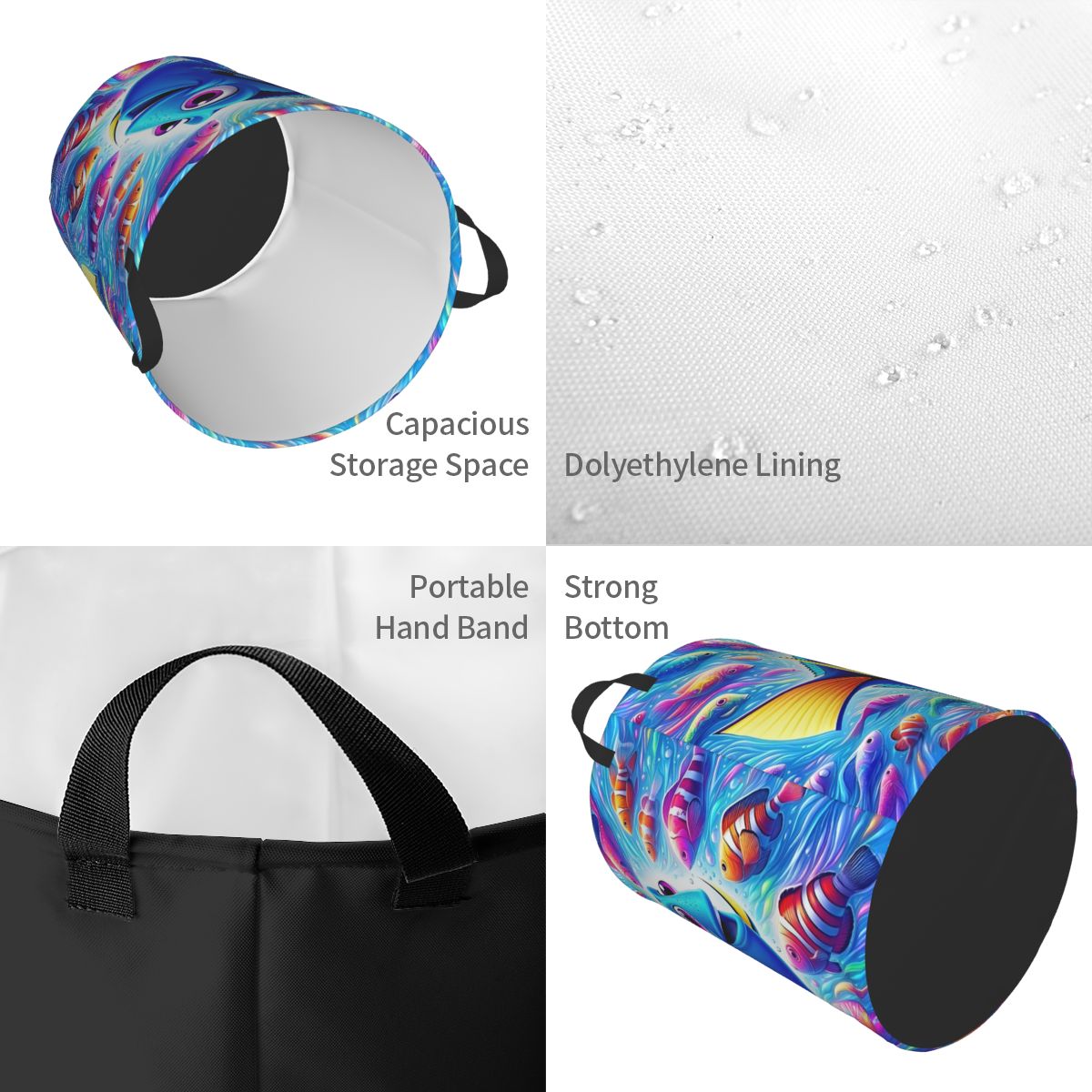 Panier à linge pliable Némo, l - Baby Nursery Laundry Basket avis et prix