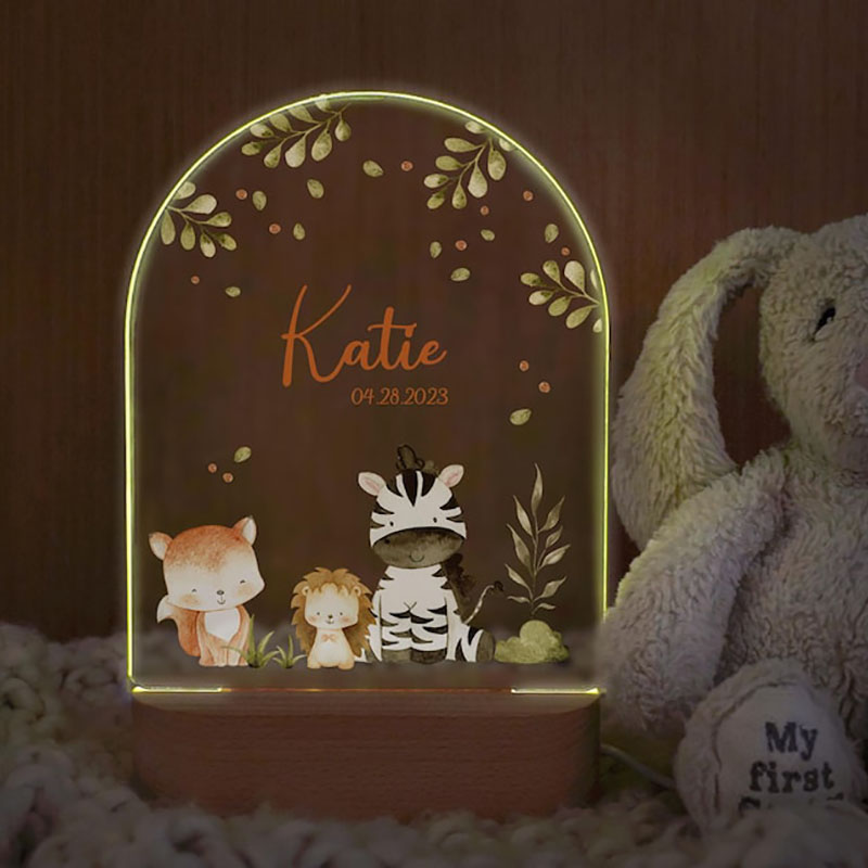 Nom personnalisé bébé veilleus - Baby Nursery Boy avis et prix