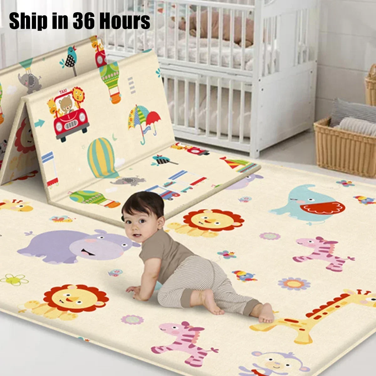 Tapis de jeu pliable non toxiq - Baby Nursery Carpet avis et prix