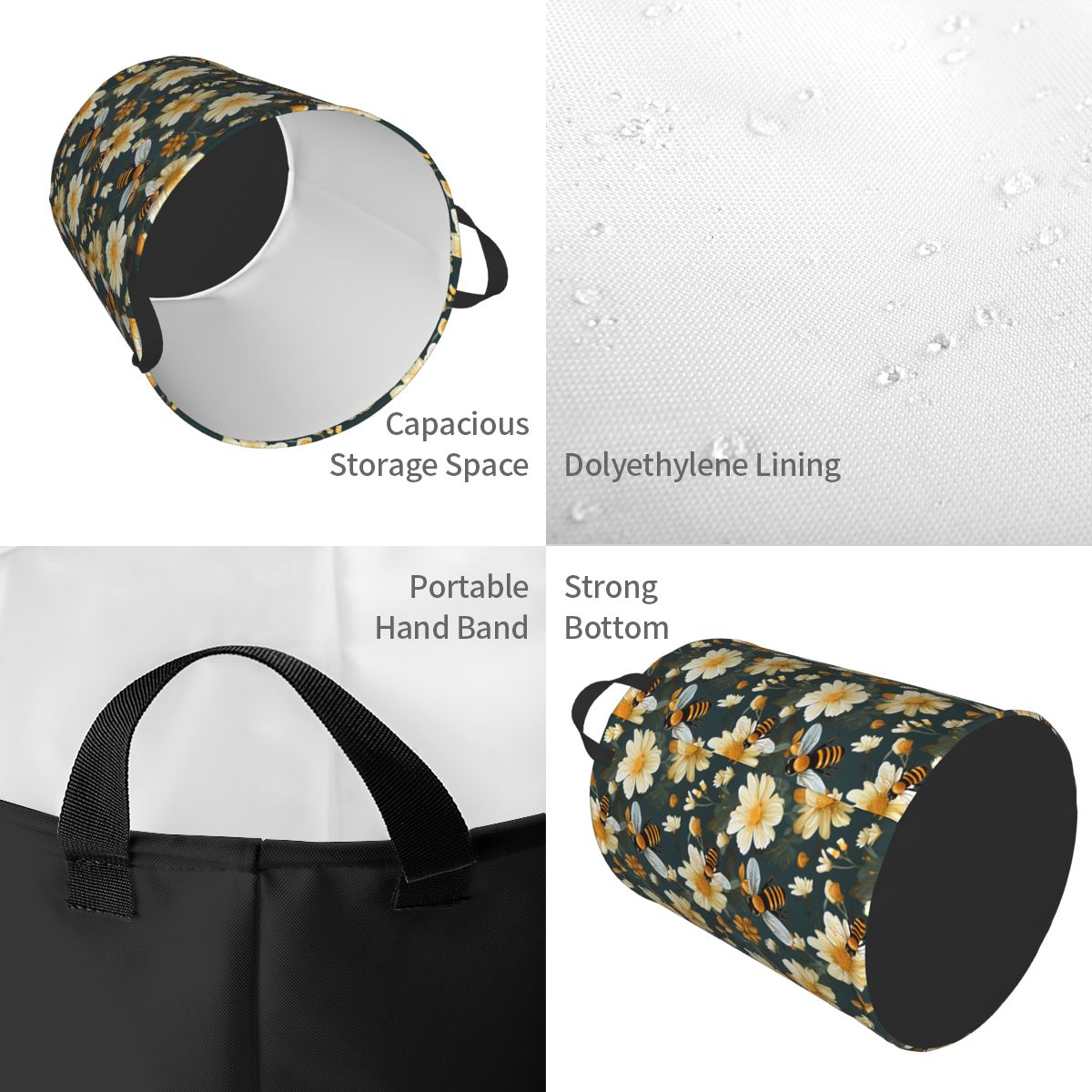 Panier à linge pliable à motif - Baby Nursery Laundry Basket avis et prix