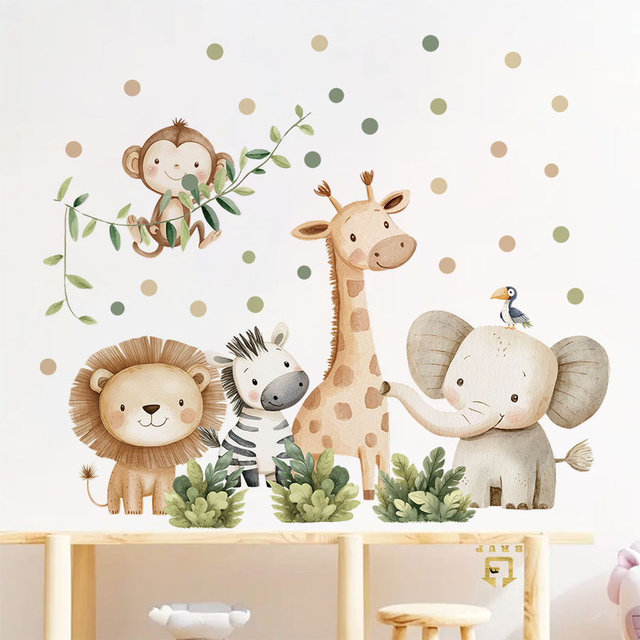 Autocollants muraux animaux de - Baby Nursery Boy avis et prix