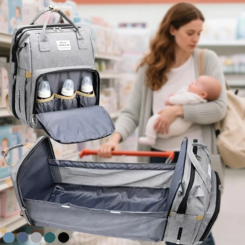 Sac à dos à langer grande capa - Baby Nursery Carpet avis et prix