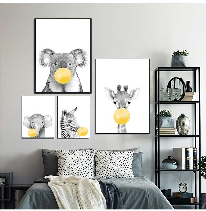 Affiche murale sans cadre pour - Baby Nursery Yellow Walls avis et prix