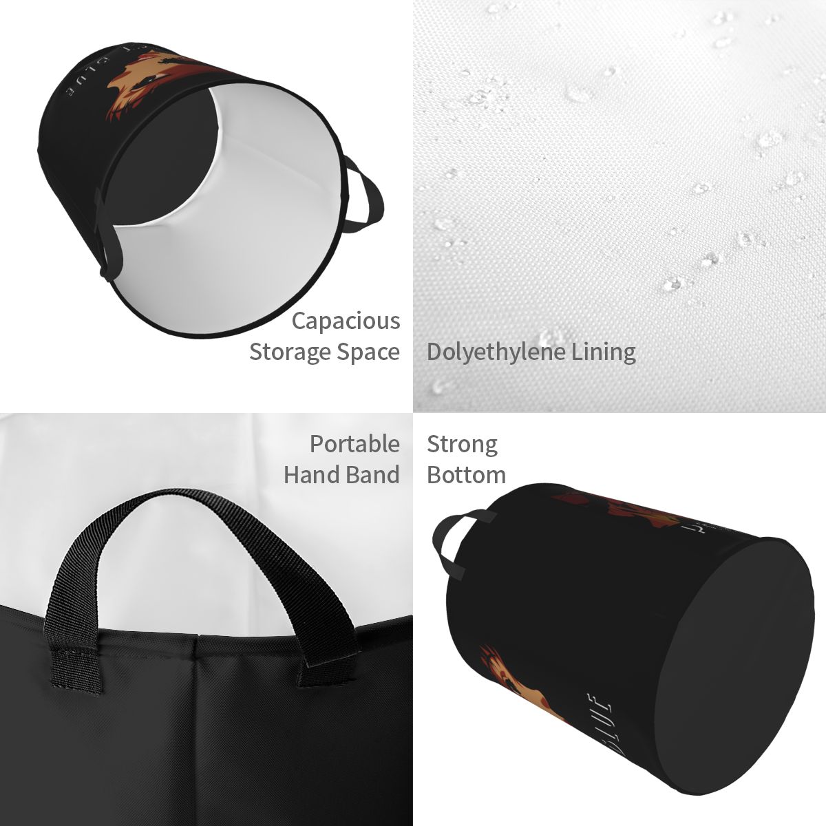 Panier à linge pliable P-Perfe - Baby Nursery Laundry Basket avis et prix