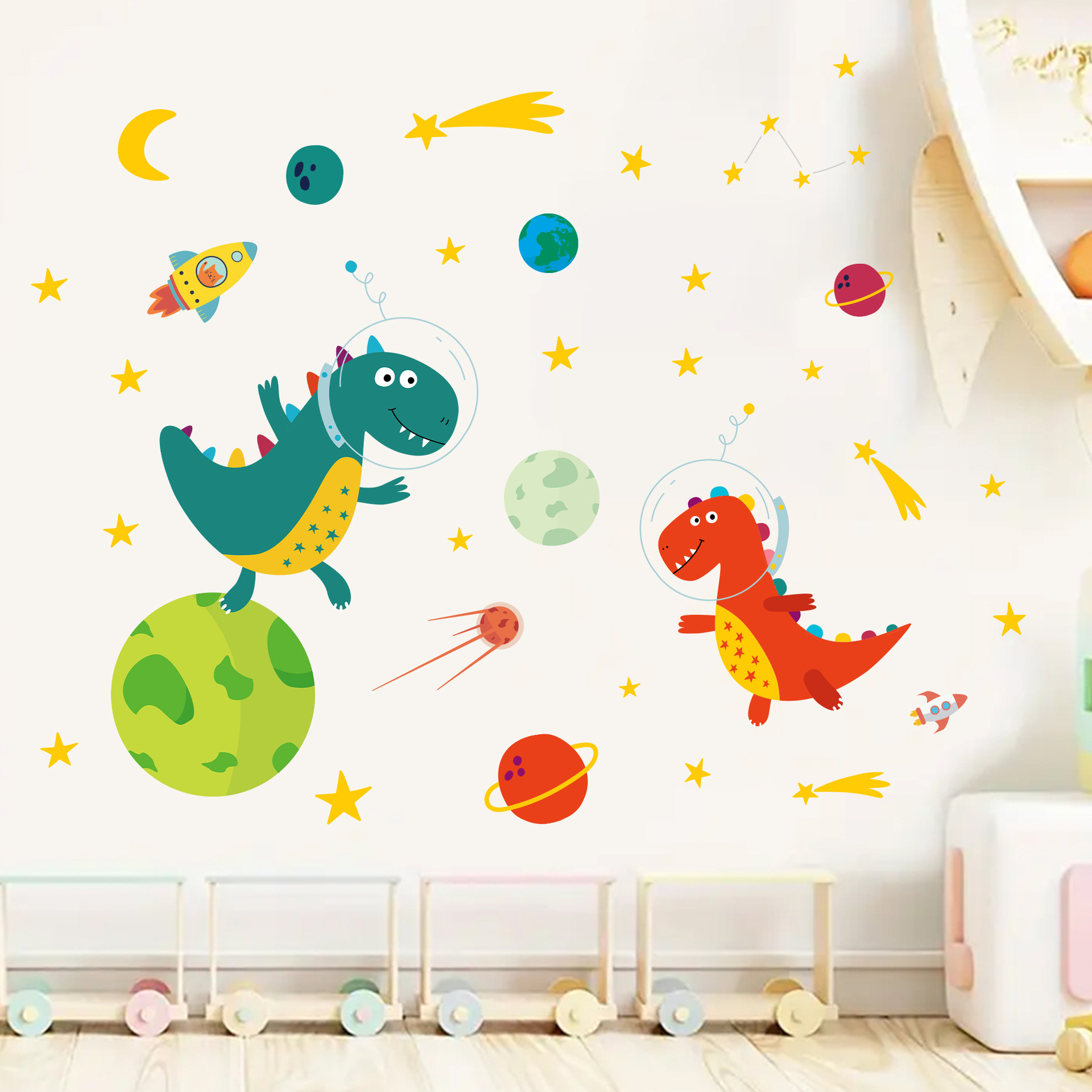 Autocollants muraux d'astronom - Baby Nursery Boy avis et prix