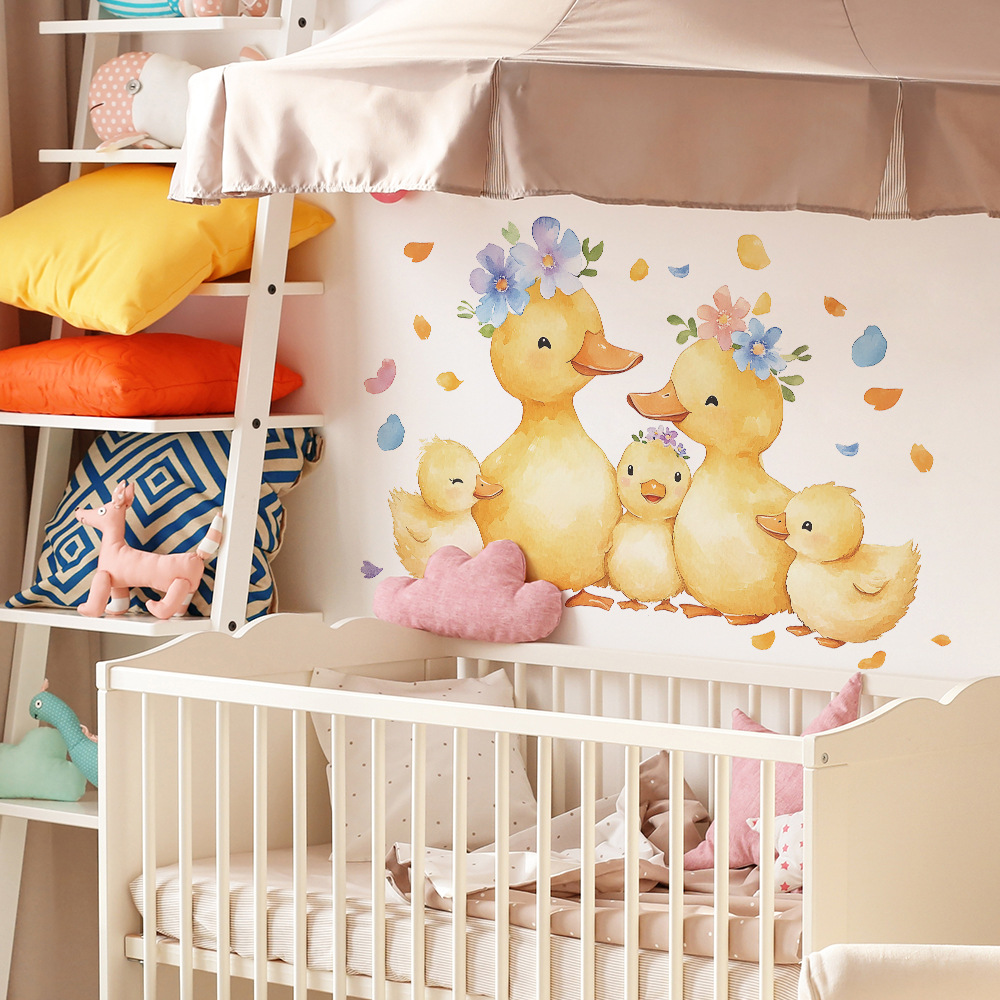 Autocollant mural de famille d - Baby Nursery Yellow Walls avis et prix