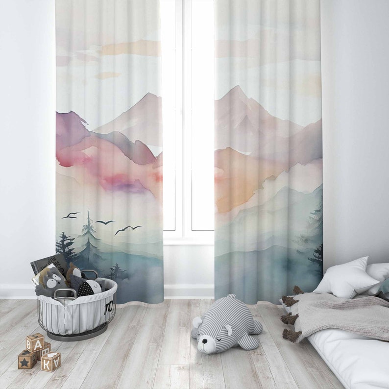 Rideau de chambre d'enfant en  - Baby Nursery Curtains avis et prix