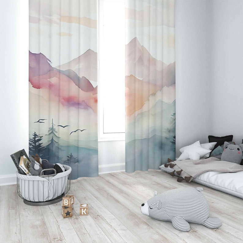 Rideau de chambre d'enfant en  - Baby Nursery Curtains avis et prix