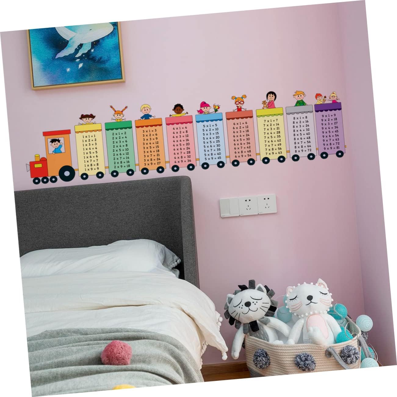 Grand autocollant mural de tab - Baby Nursery Equipment avis et prix