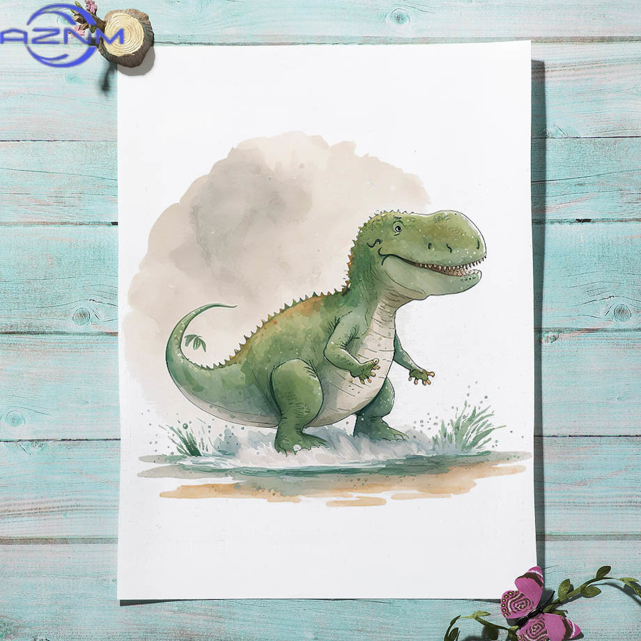 Affiche murale AZNM Dinosaure  - Baby Nursery Jungle avis et prix