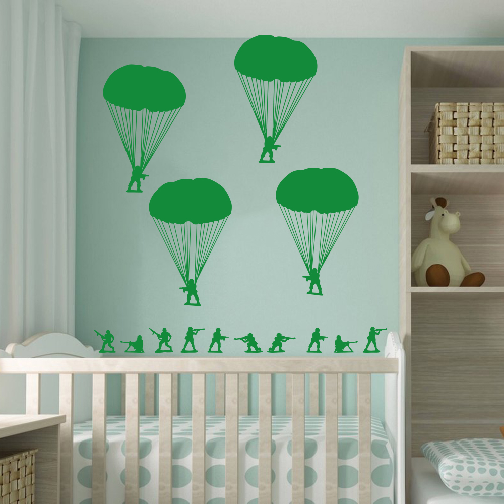 Autocollant mural de l'armée p - Baby Nursery Vinyl Wall Stickers avis et prix