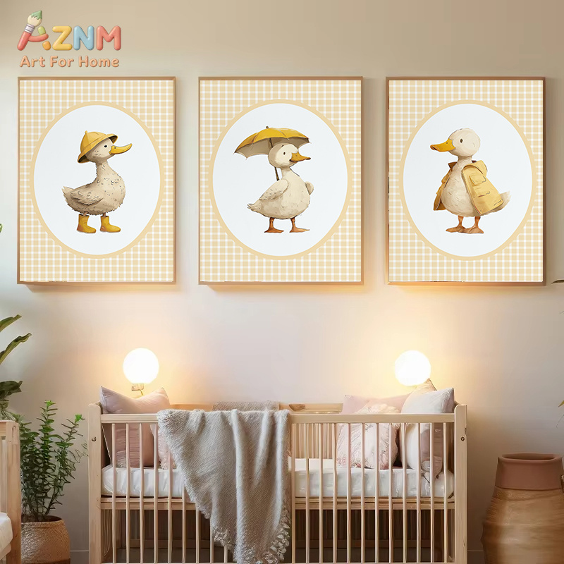 AZNM – toile murale en forme d - Baby Nursery Yellow Walls avis et prix