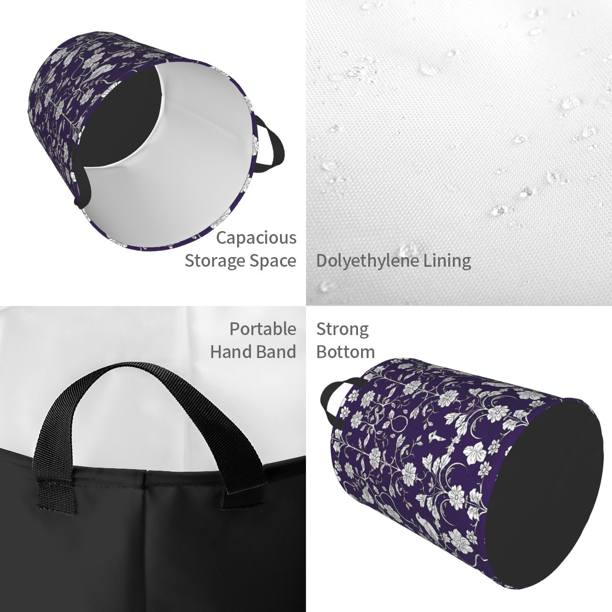 Panier à linge pliable à motif - Baby Nursery Laundry Basket avis et prix