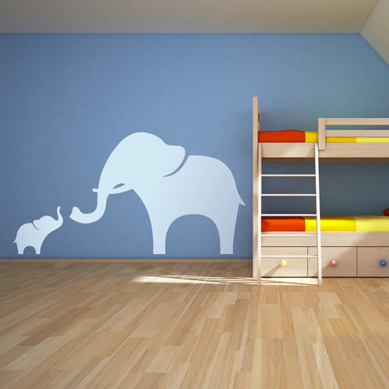Autocollants muraux éléphant m - Baby Nursery Vinyl Wall Stickers avis et prix