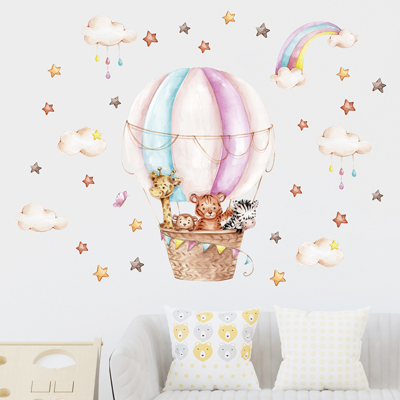 Autocollants muraux en aquarel - Baby Nursery Vinyl Wall Stickers avis et prix