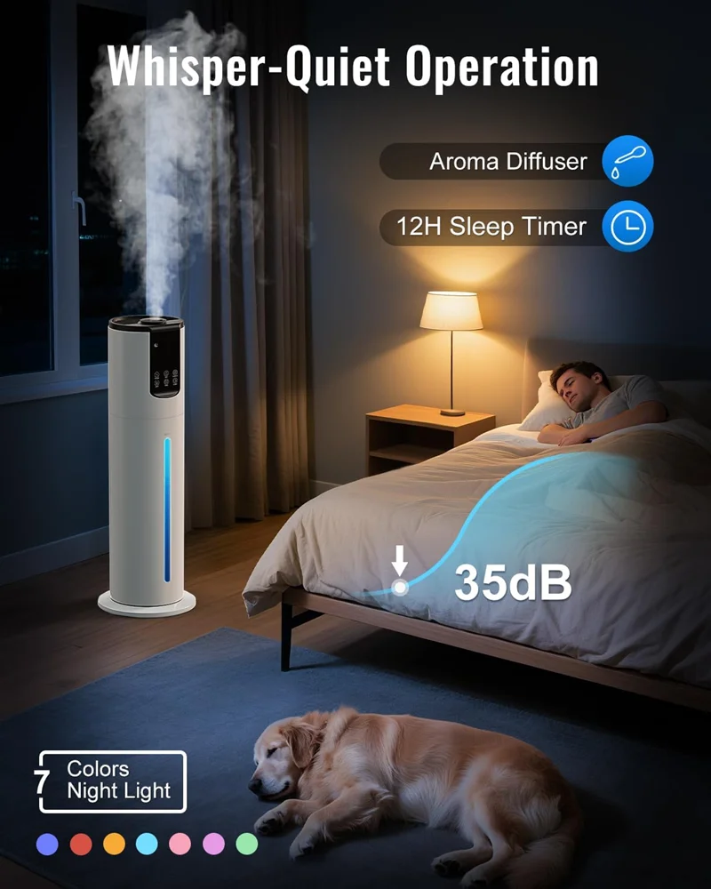 Humidificateur ultrasonique de - Baby Nursery Humidifier avis et prix