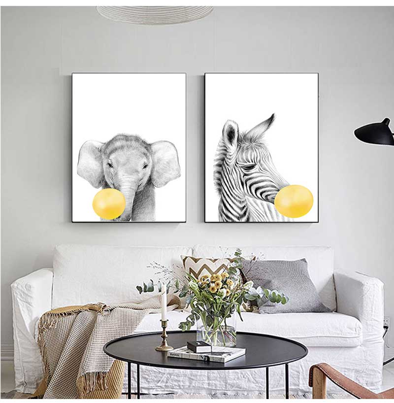1 toile sans cadre pour chambr - Baby Nursery Yellow Walls avis et prix
