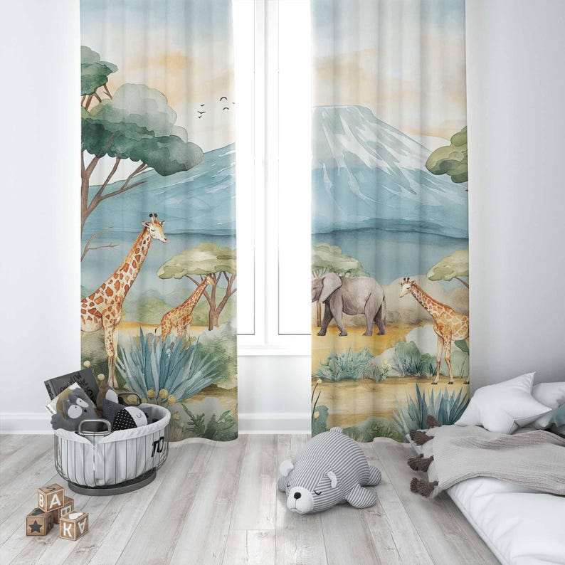 Rideaux occultants pour chambr - Baby Nursery Curtains avis et prix