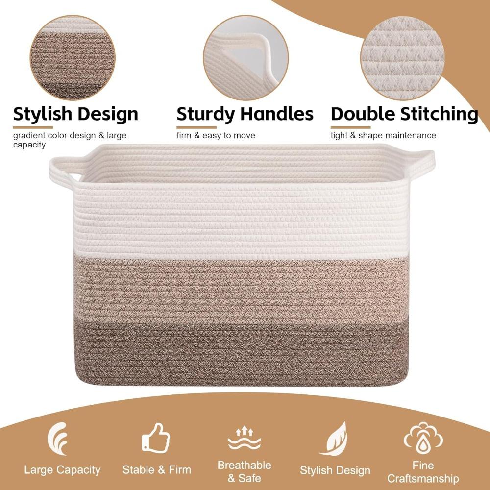 Panier de rangement tressé ext - Baby Nursery Laundry Basket avis et prix
