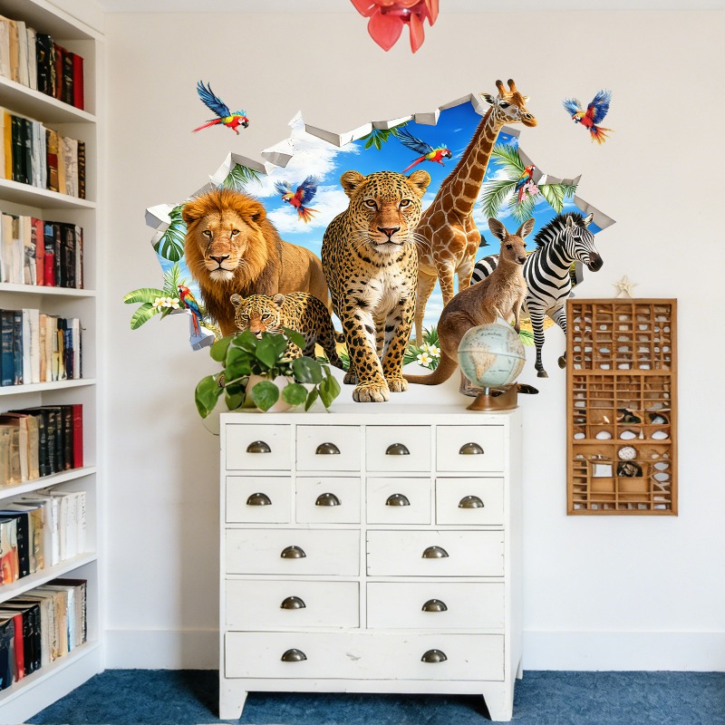 Autocollants muraux de grande  - Baby Nursery Jungle avis et prix