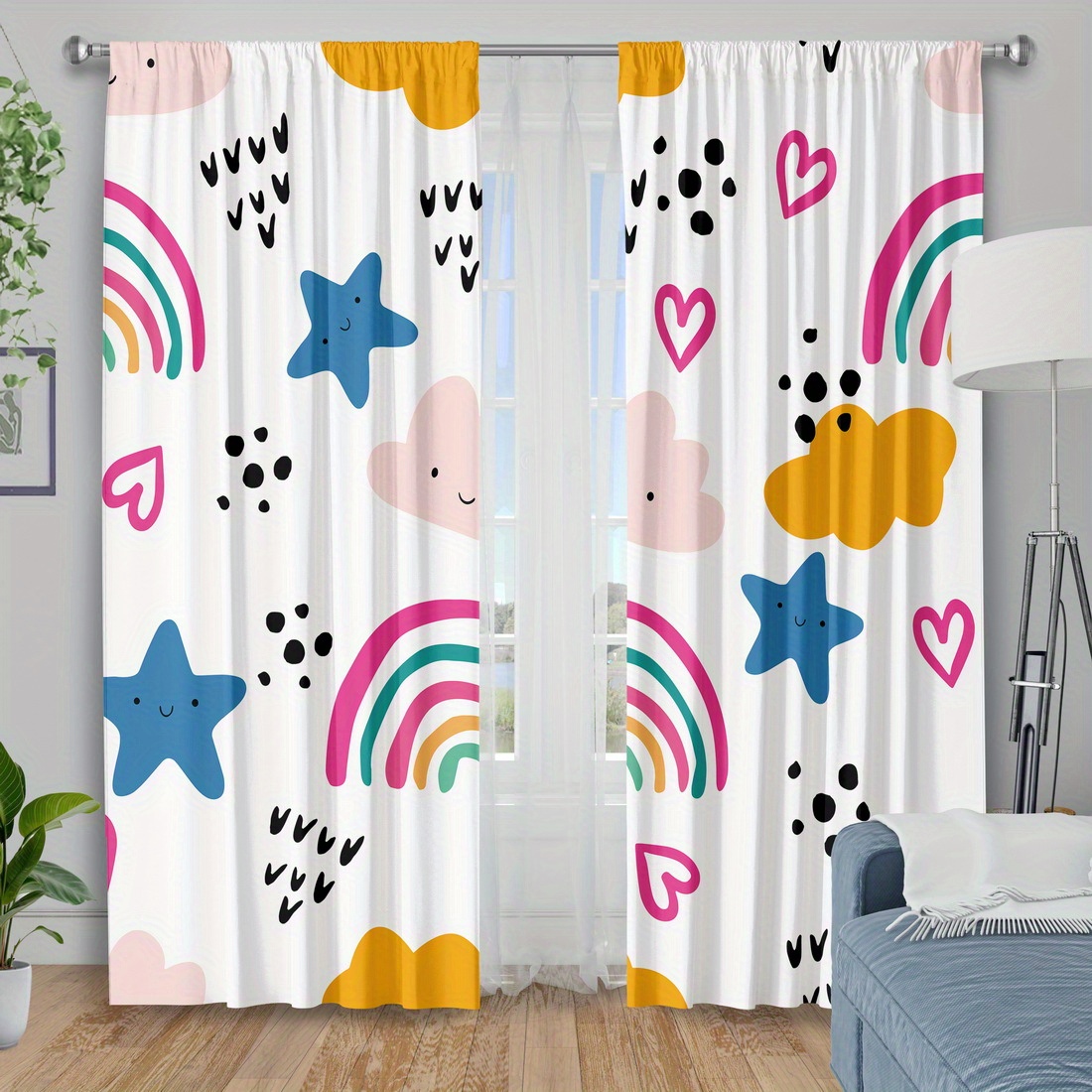 Rideau de chambre d'enfant mot - Baby Nursery Curtains avis et prix