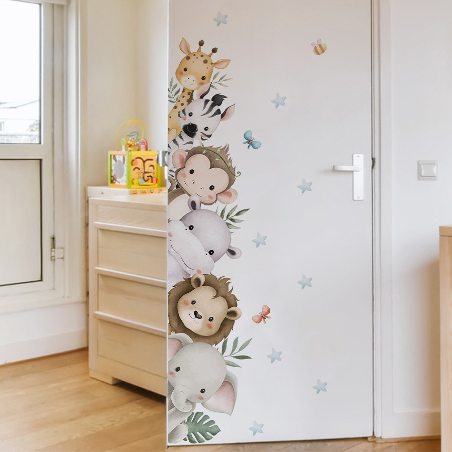 Autocollants de porte aquarell - Baby Nursery Jungle avis et prix