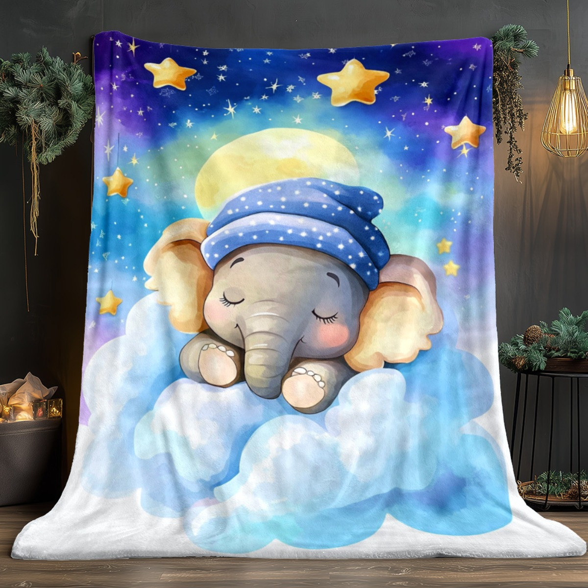 Couverture polaire pour bébé e - Baby Nursery Elephant Theme avis et prix