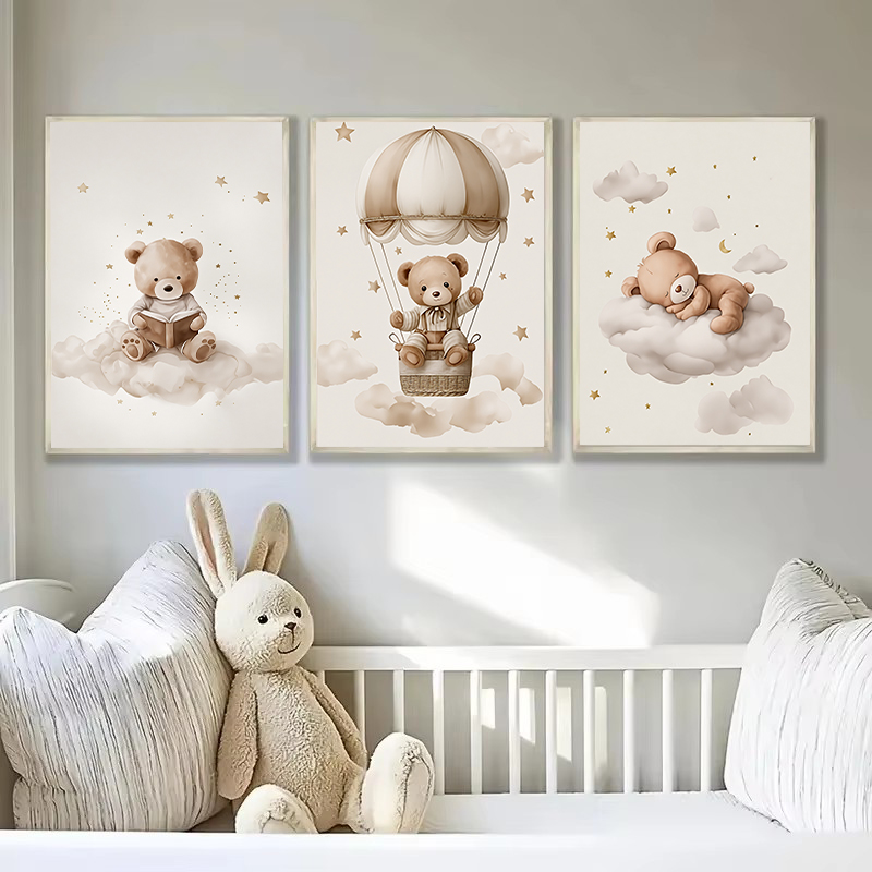 3 pièces/ensemble bohème ours  - Baby Nursery Decorations avis et prix