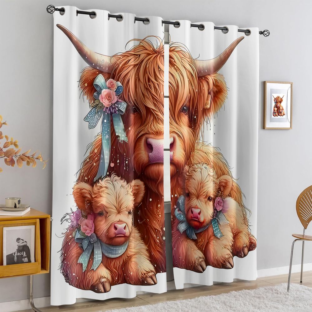 Rideaux mignons à imprimé vach - Baby Nursery Light Shade avis et prix