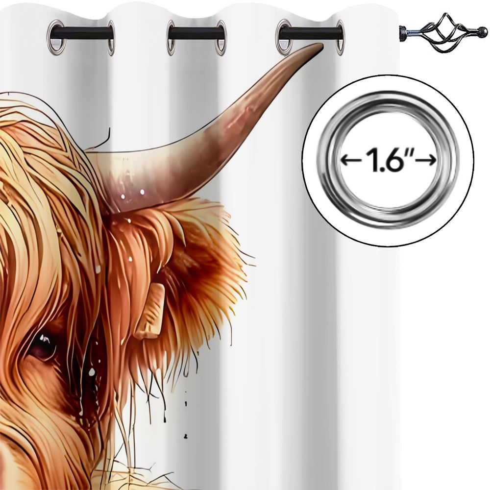 Rideaux mignons à imprimé vach - Baby Nursery Light Shade avis et prix